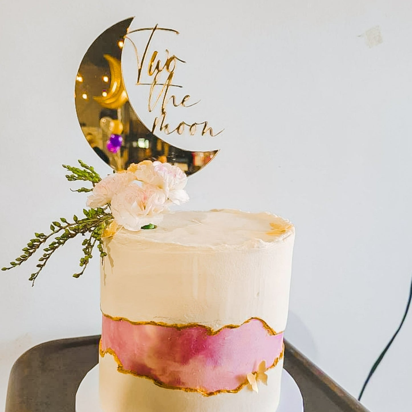 To the moon cake topper