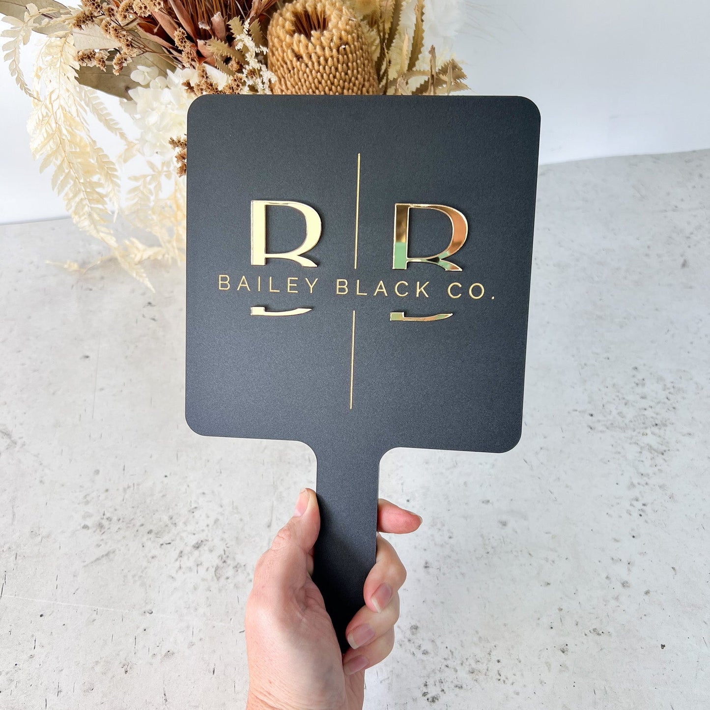 Handheld Branded Mirror