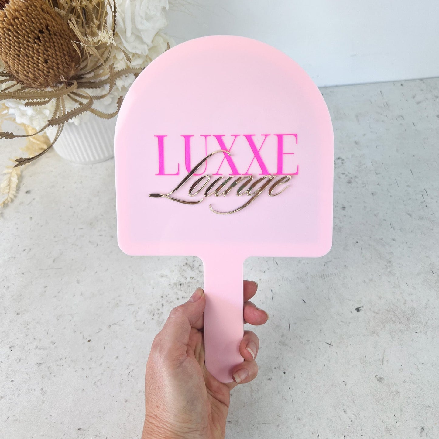 Handheld Branded Mirror