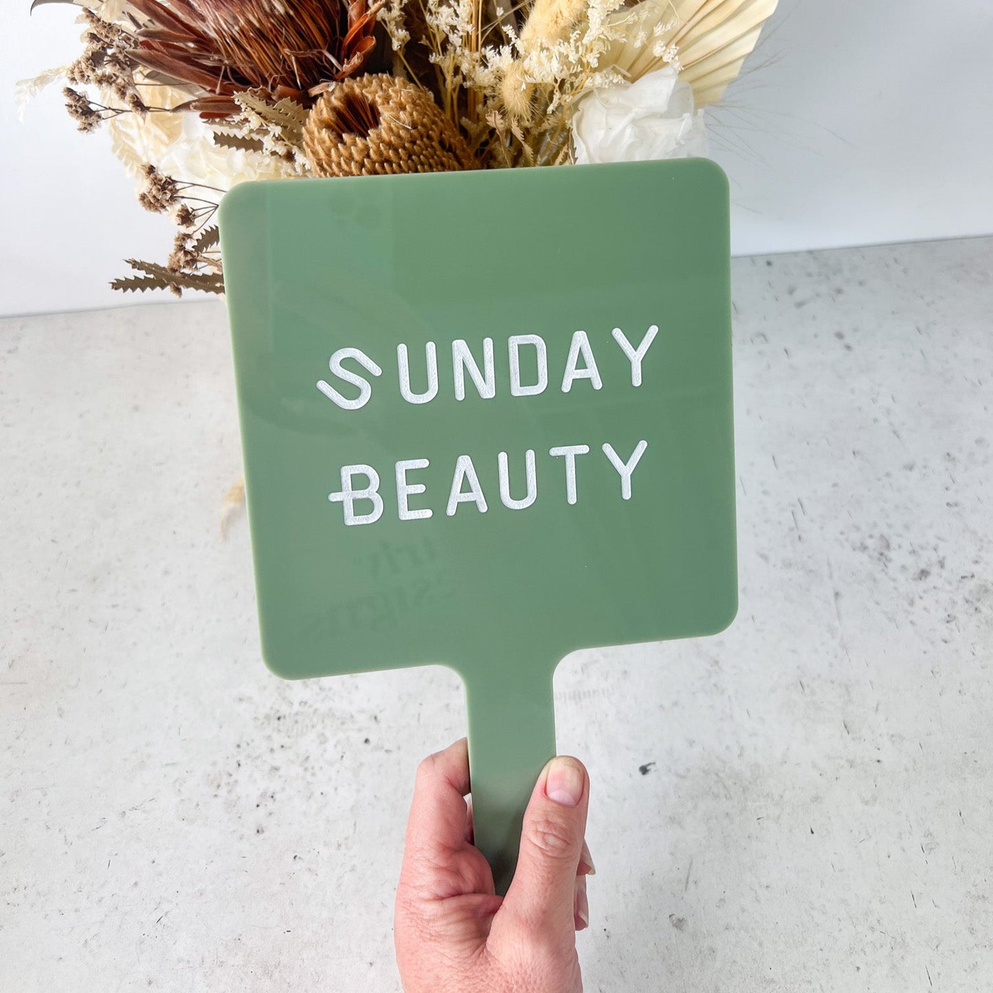 Handheld Branded Mirror
