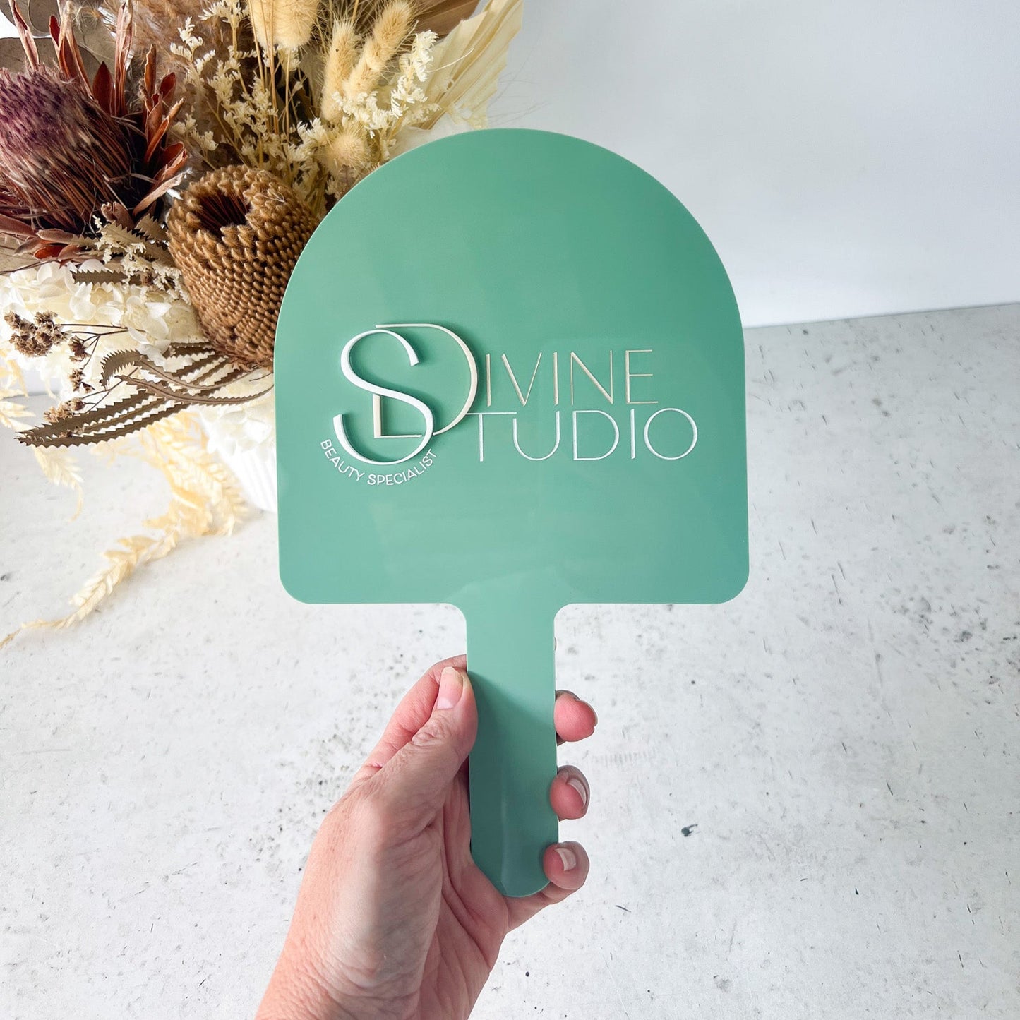 Handheld Branded Mirror