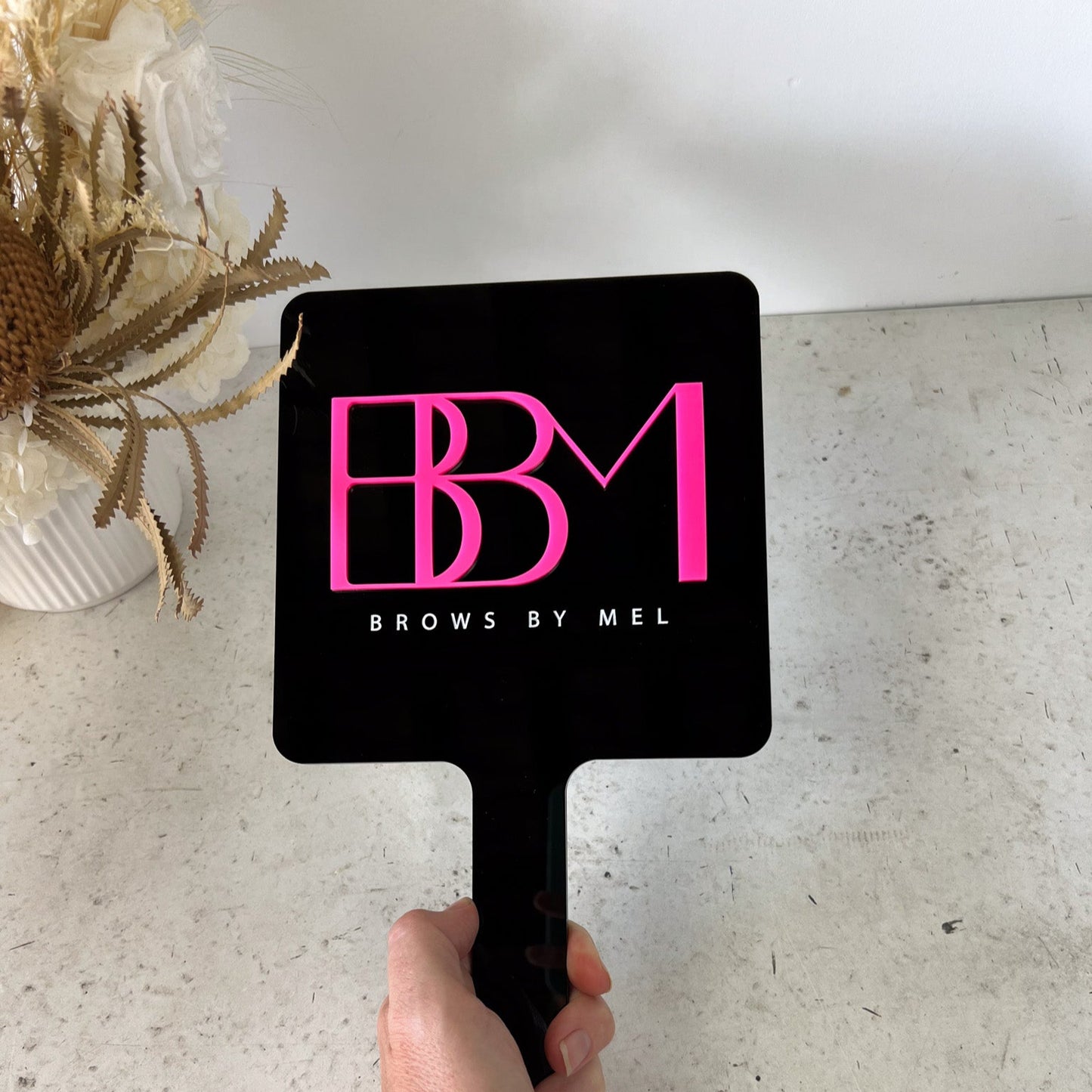 Handheld Branded Mirror