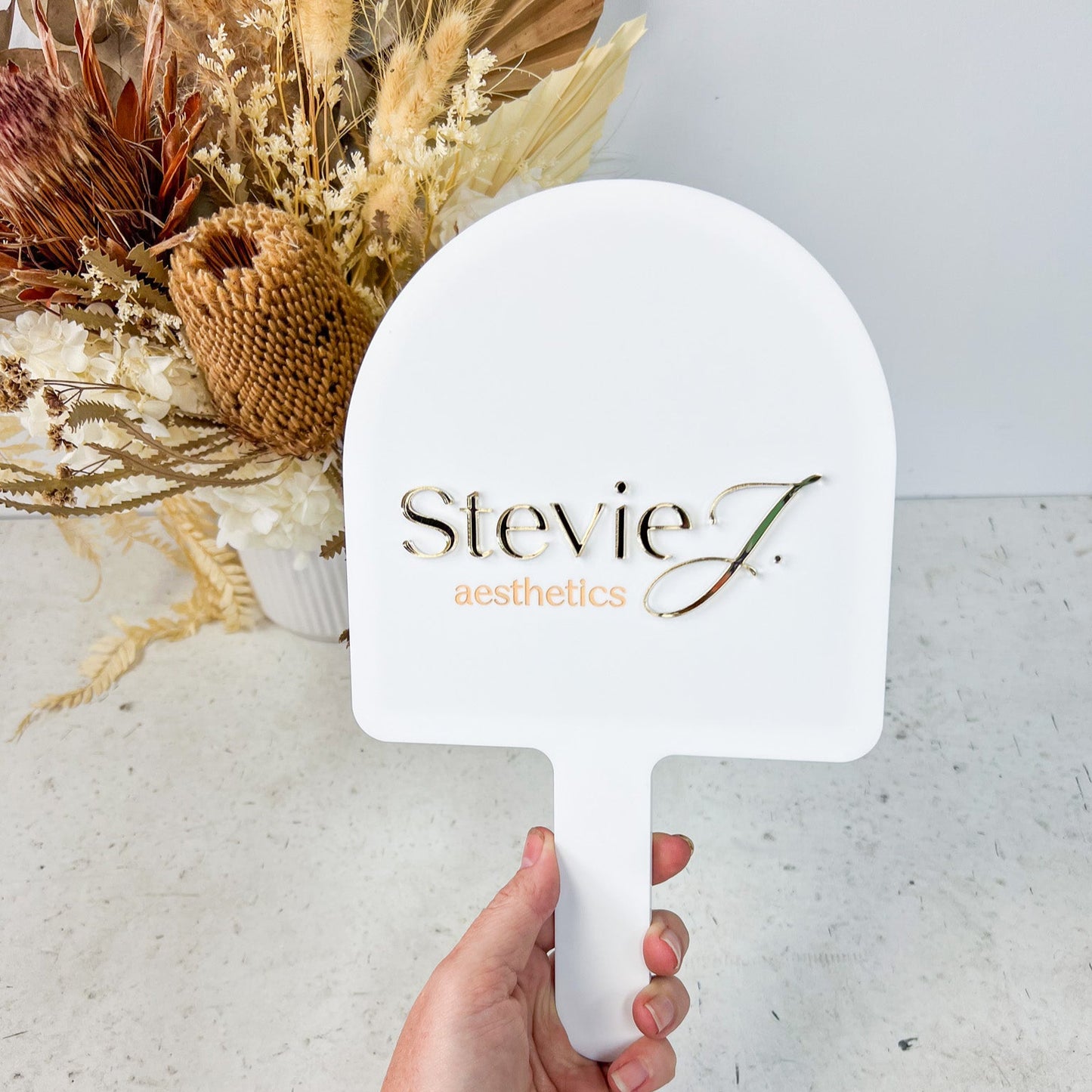 Handheld Branded Mirror