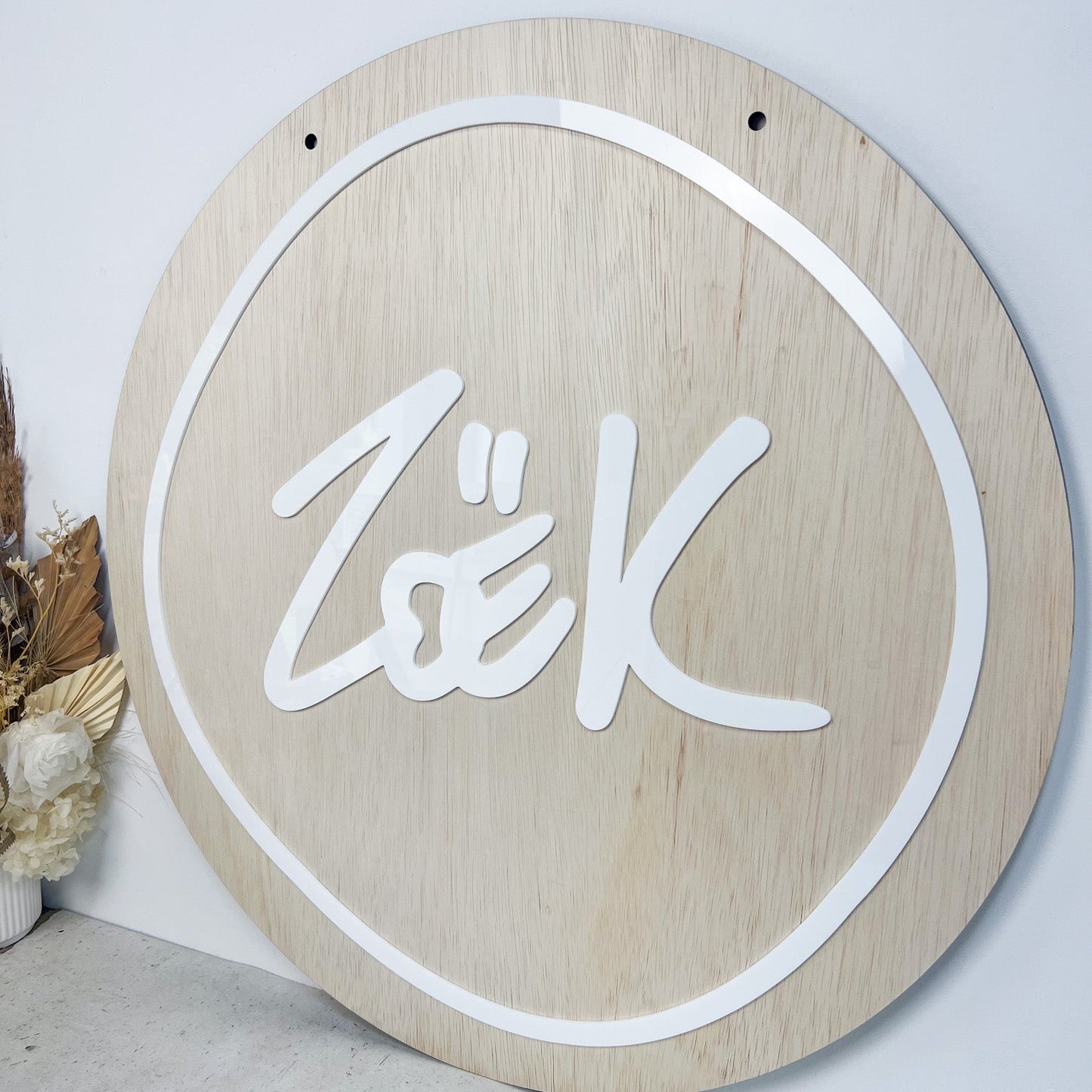 3D Timber and Acrylic Business Sign