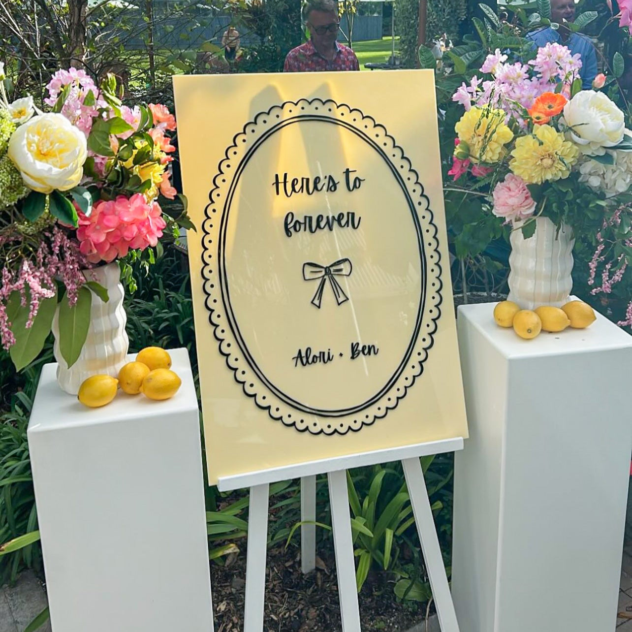 A1 Wedding/Event Sign
