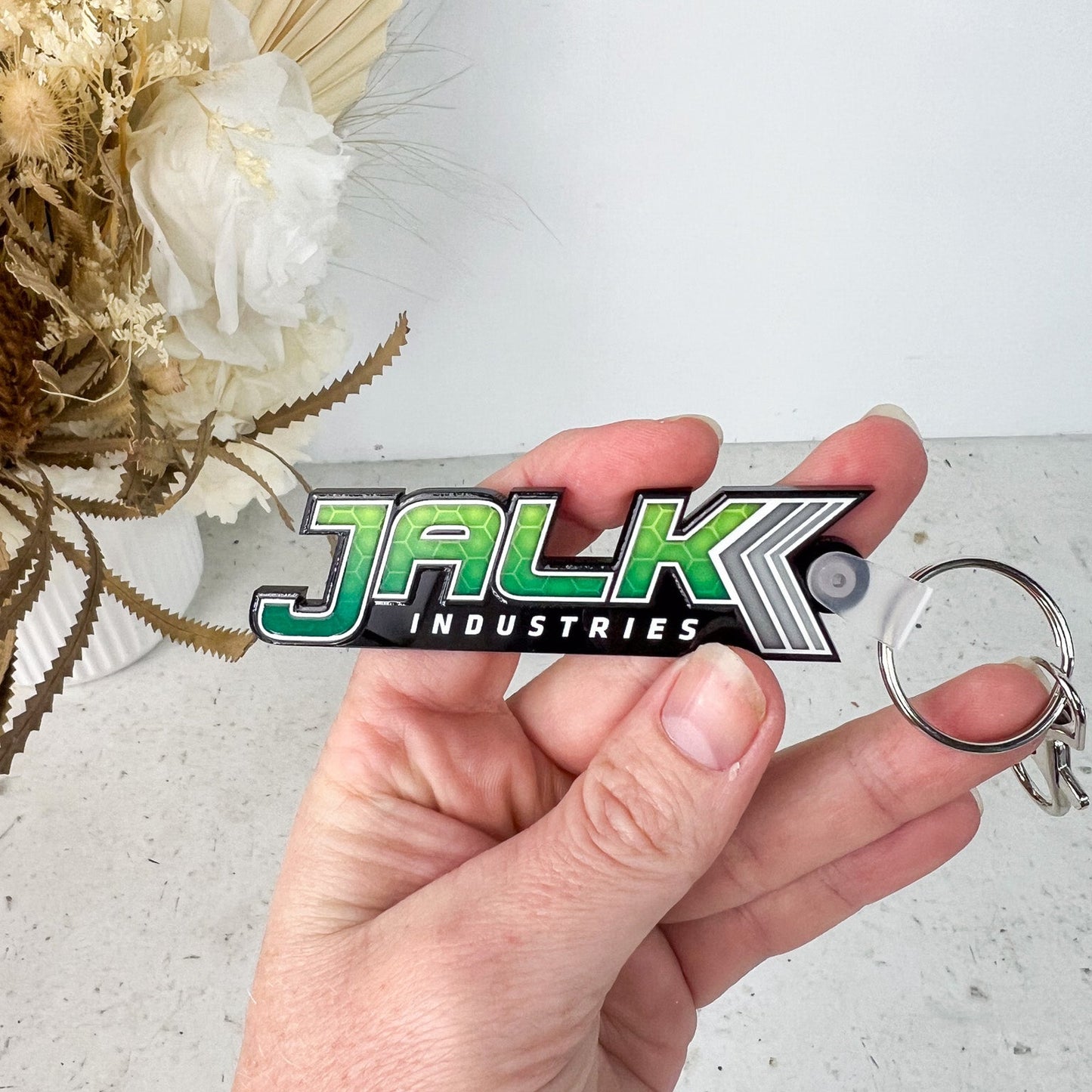 Business Logo Keyring