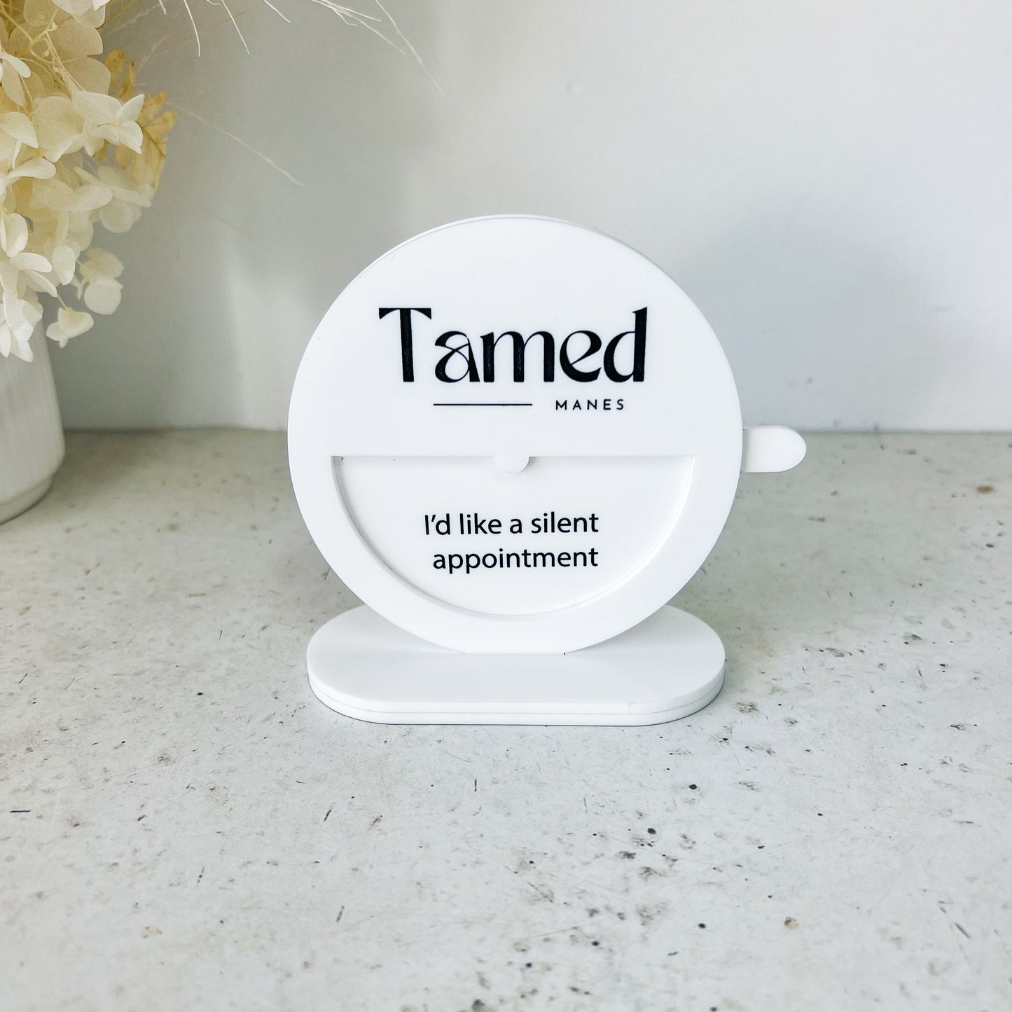 Silent Appointment Sign