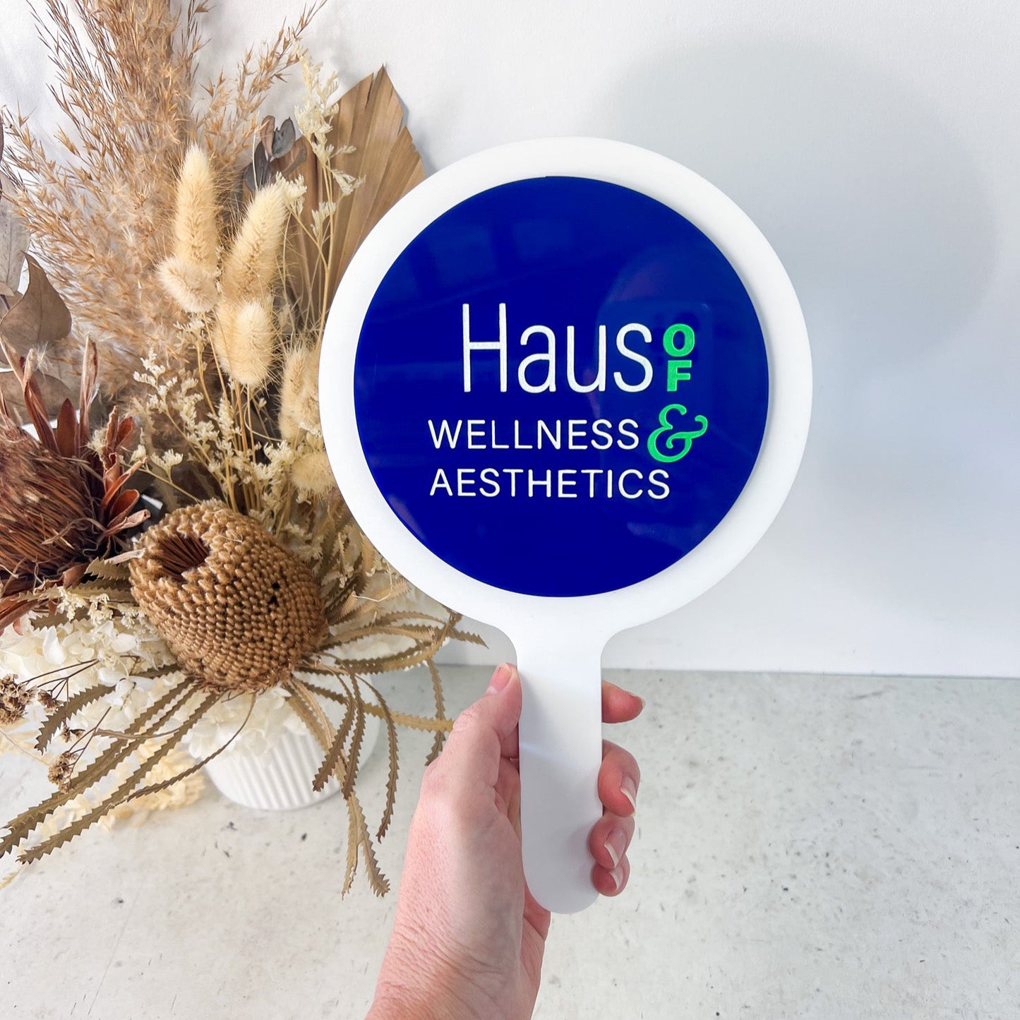 Handheld Branded Mirror