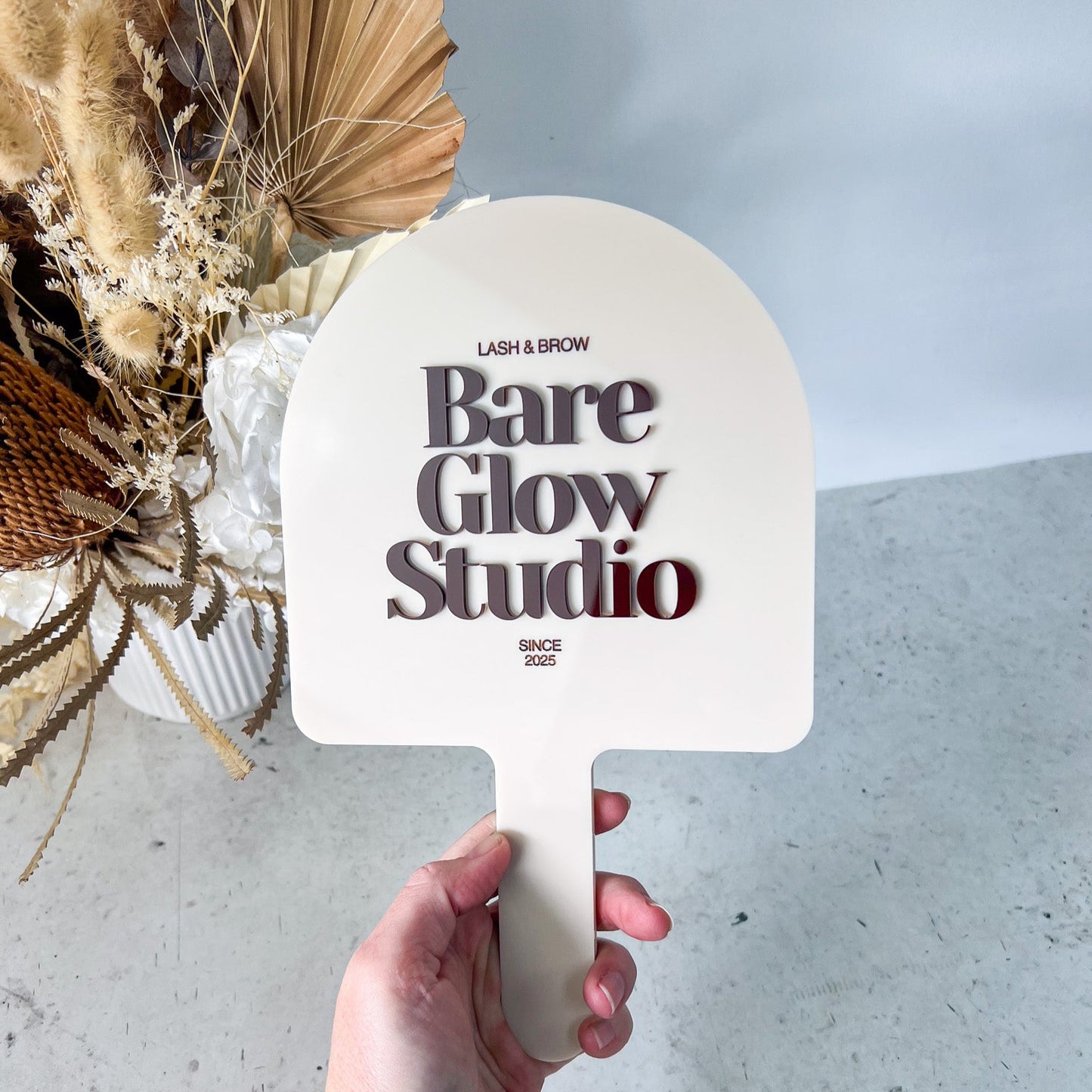 Handheld Branded Mirror