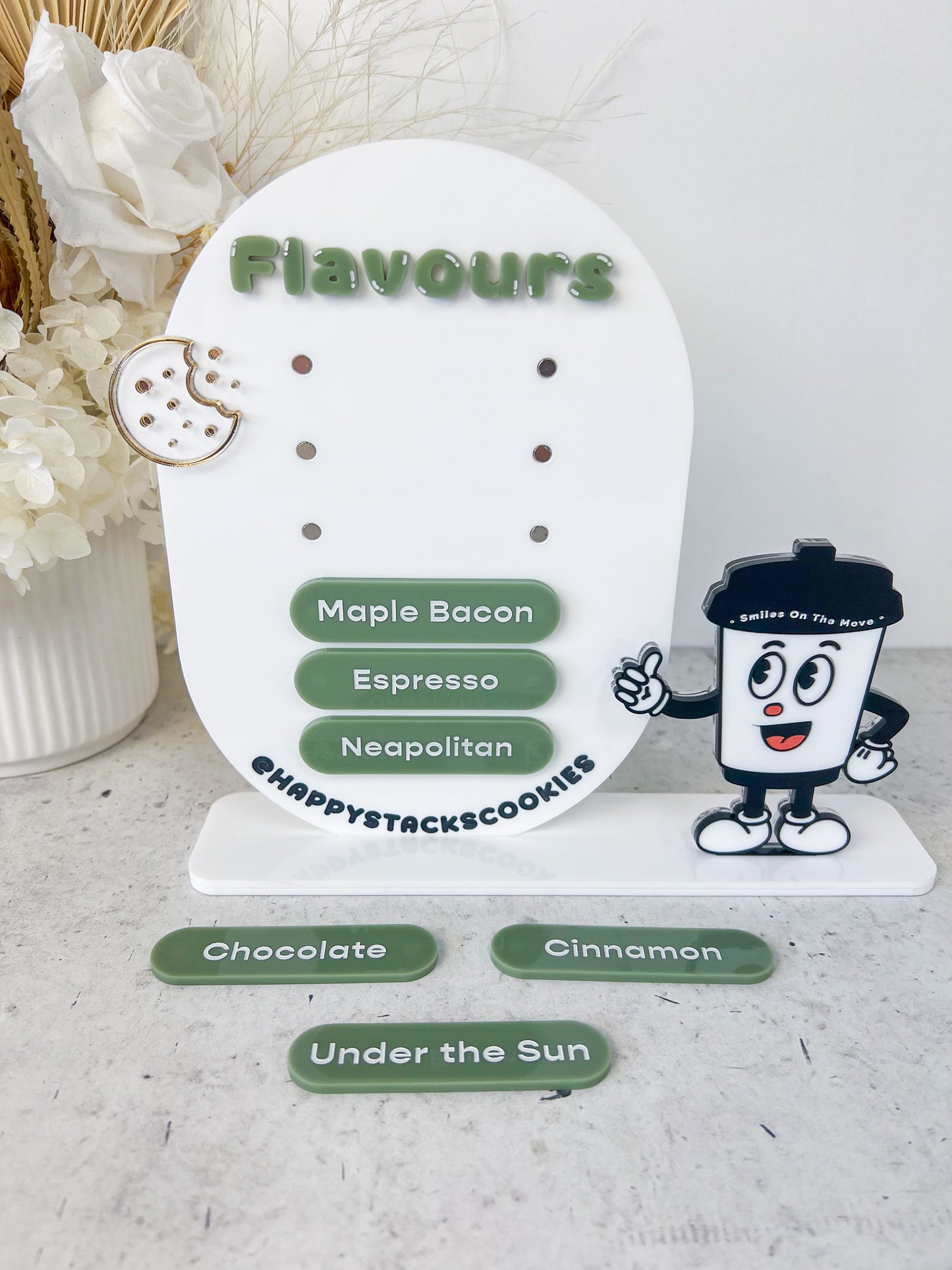 Magnetic Interchangeable Labels