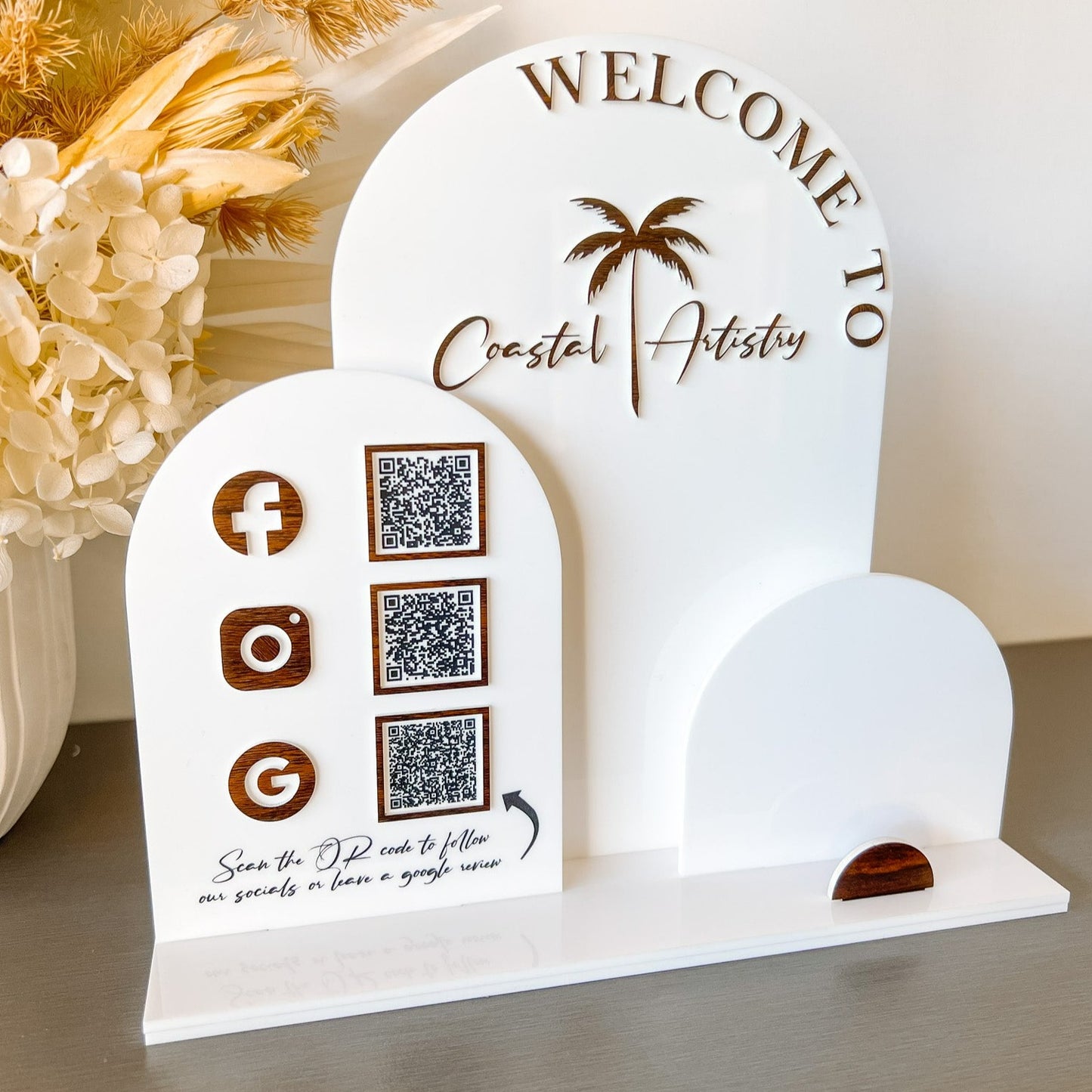 Triple Arch Display Sign