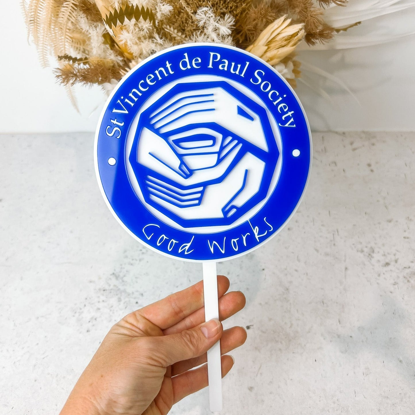 Business Logo Cake Topper