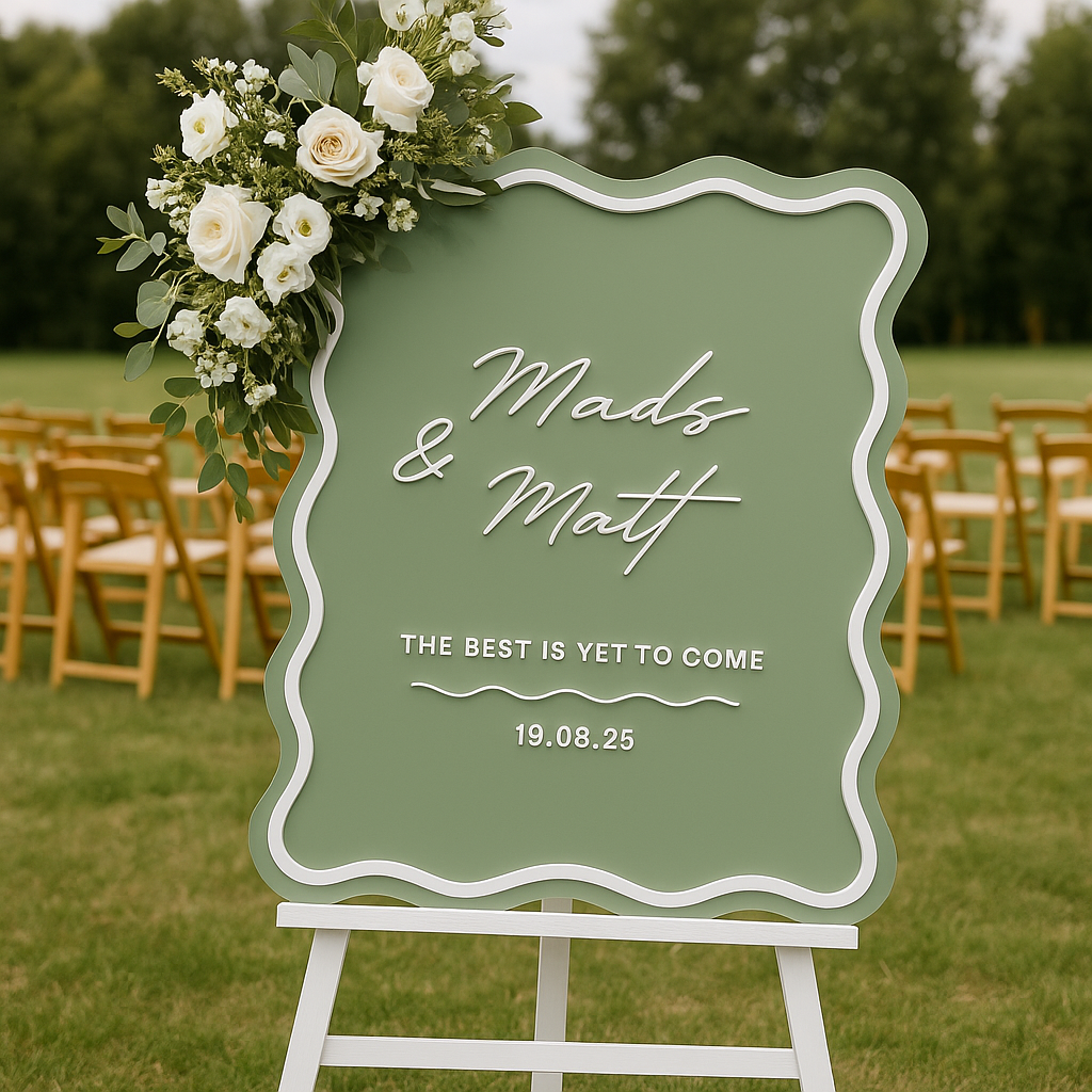 A1 Wedding/Event Sign