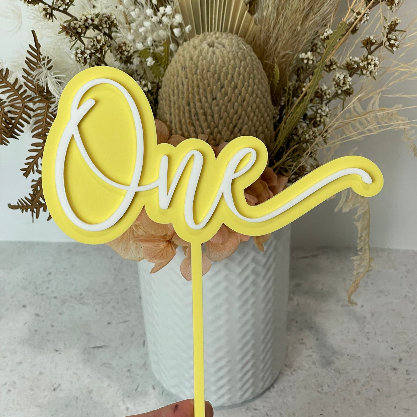 Layered Age Cake Topper