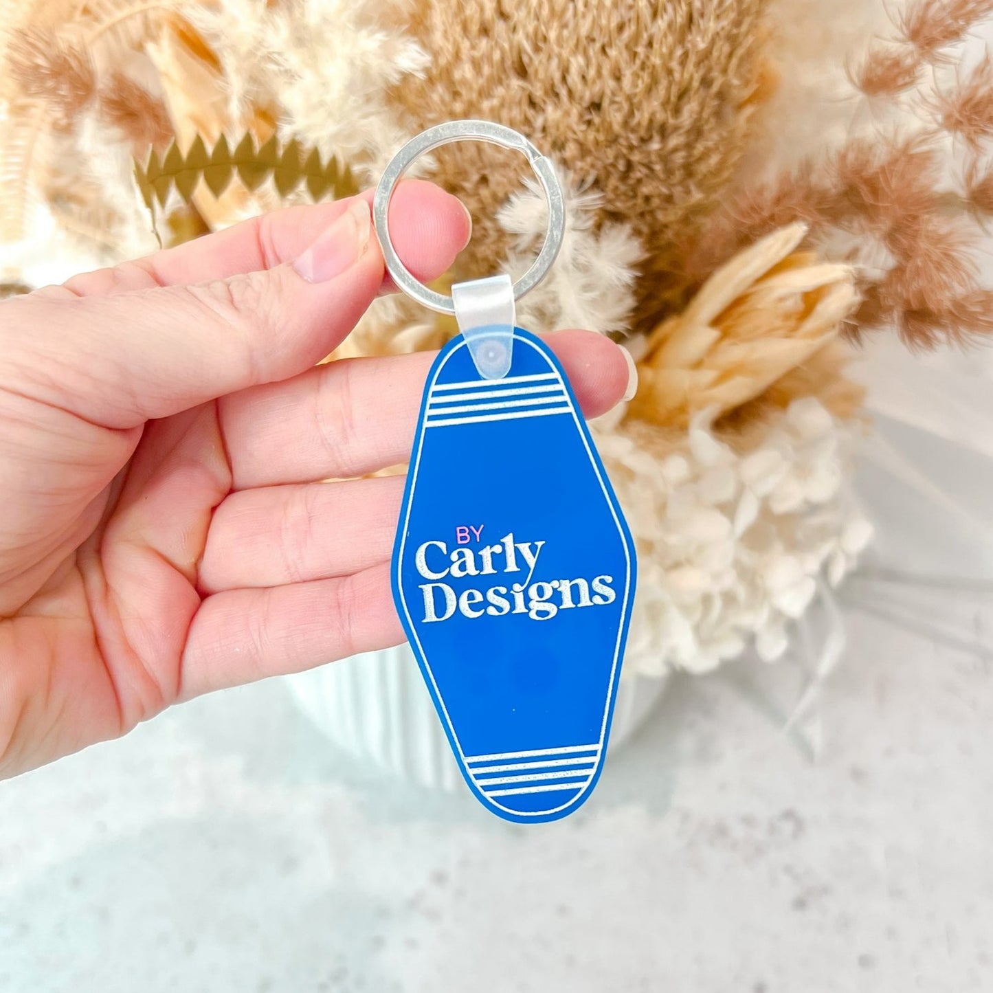 Business Logo Keyring