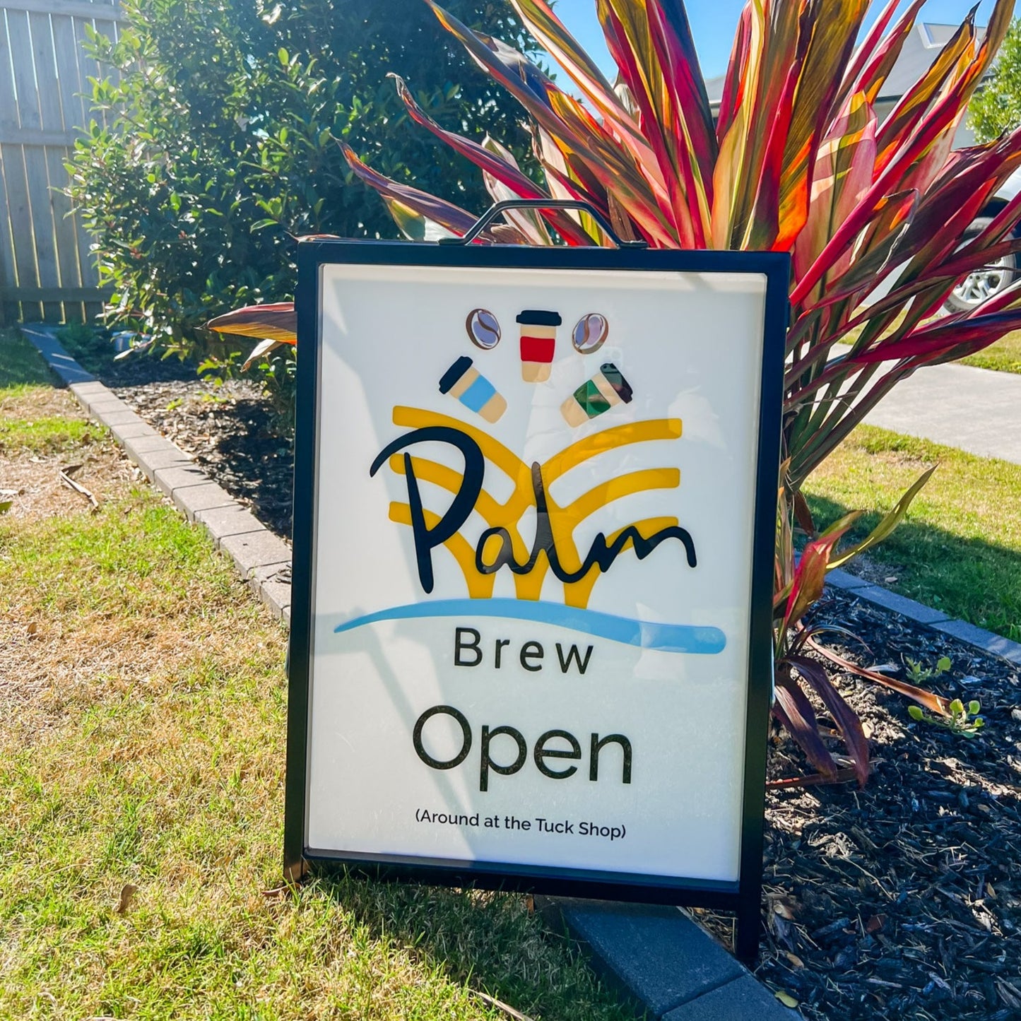 Acrylic A-Frame sign