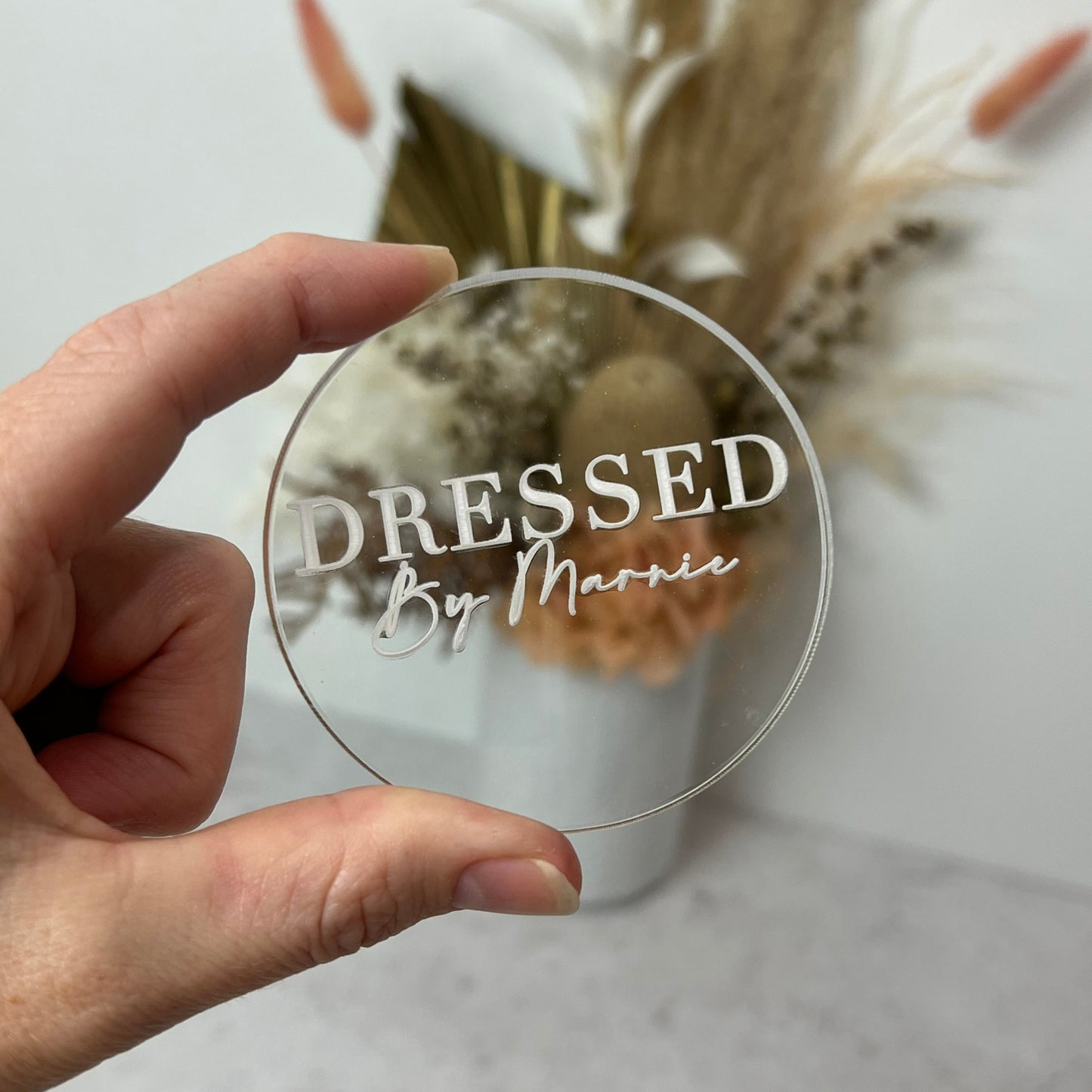 Business Logo Reverse Cookie Stamp