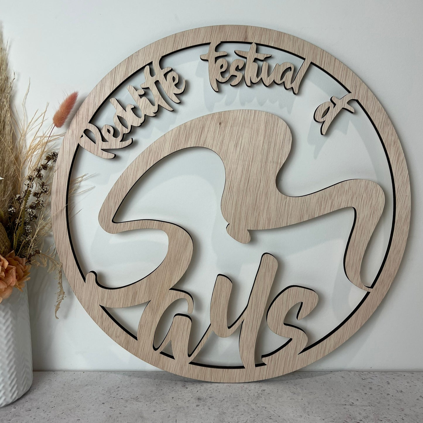 Timber Hoop Sign