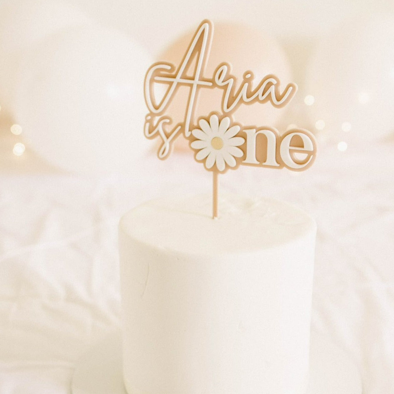 Daisy Theme Cake Topper