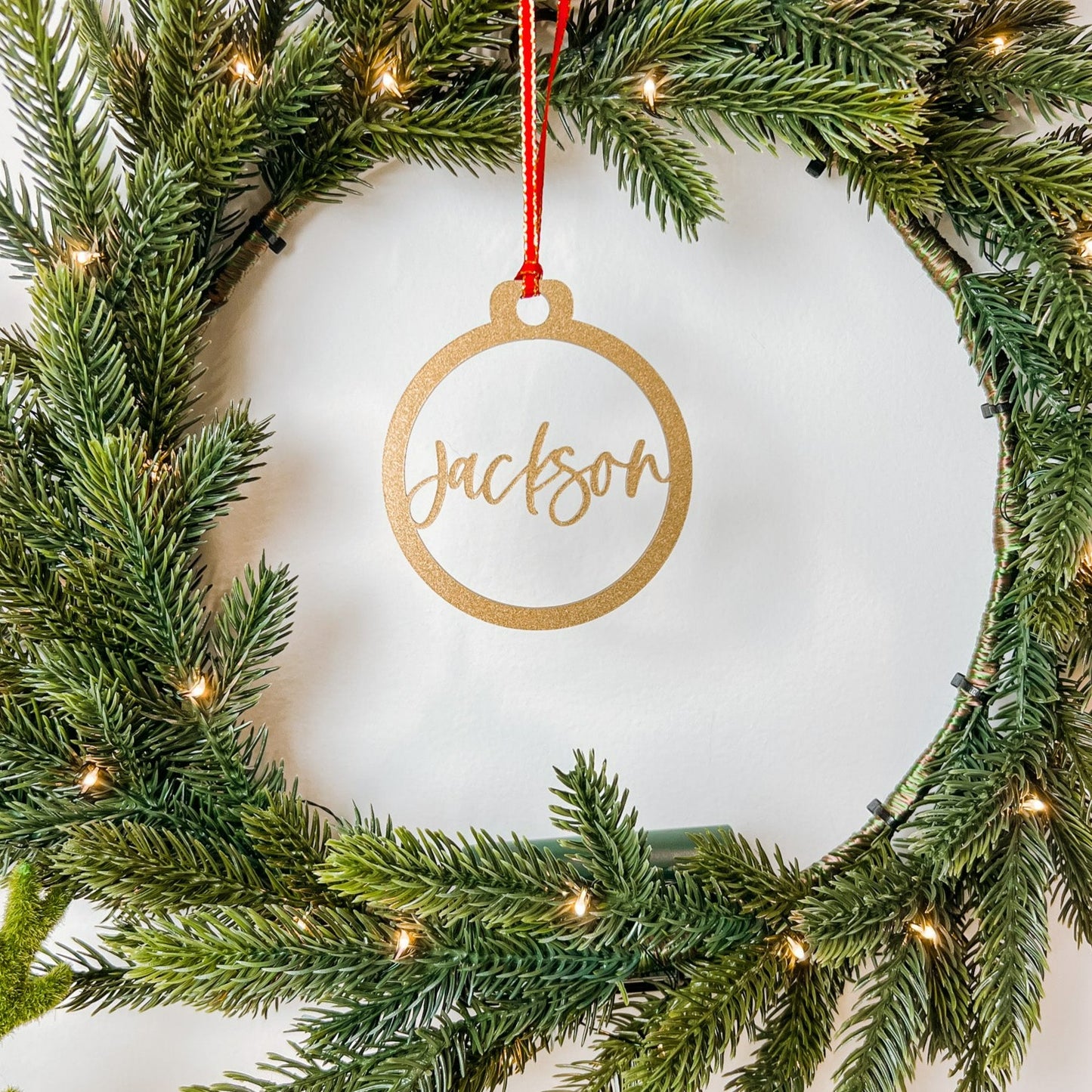 Christmas name ornament