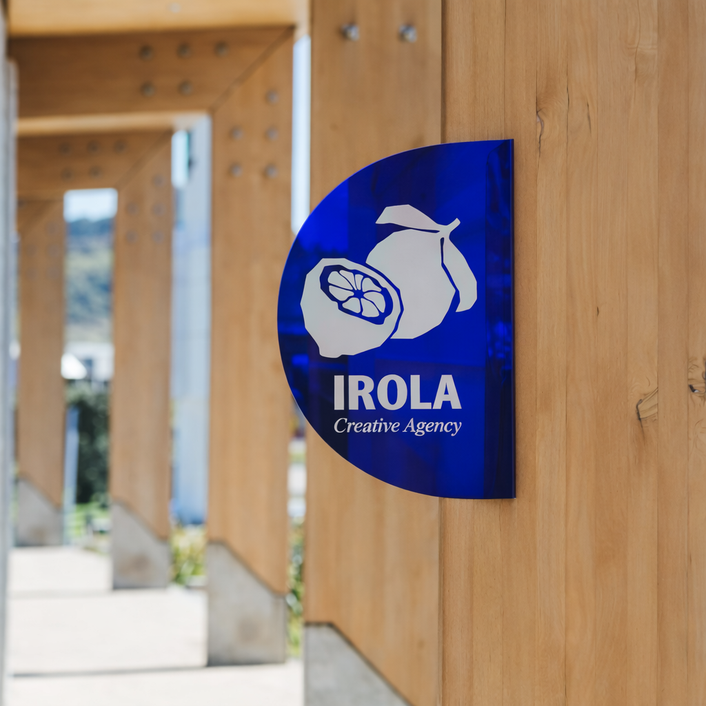 Acrylic Corner Sign