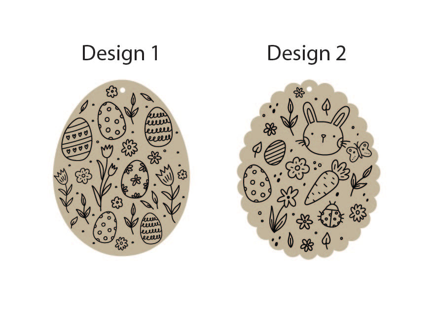 Timber Easter Tags