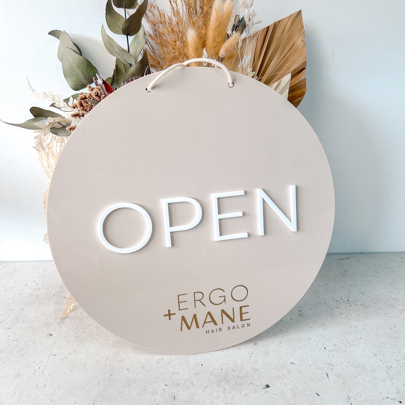 Round Open/Closed Sign – ByCarly Designs