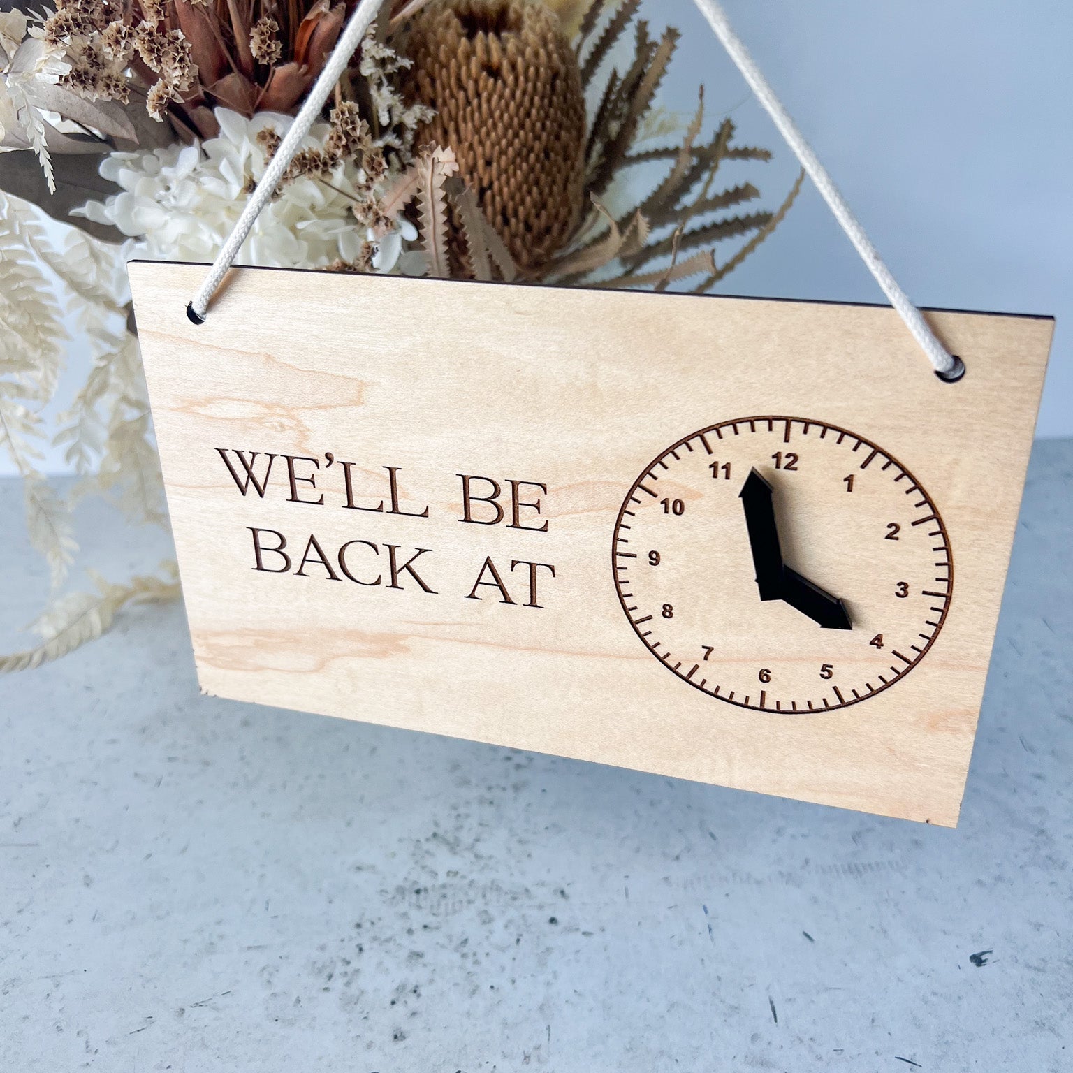 Shop Status Sign with Moveable Clock – ByCarly Designs