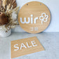 3D Timber and Acrylic Business Sign