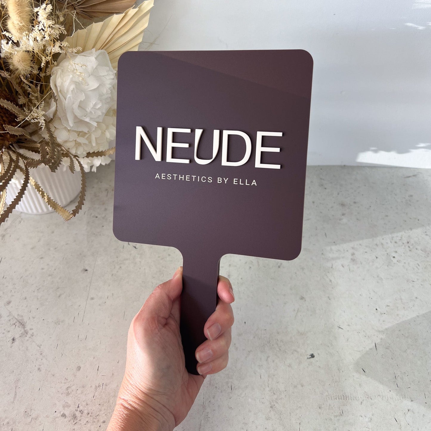 Handheld Branded Mirror