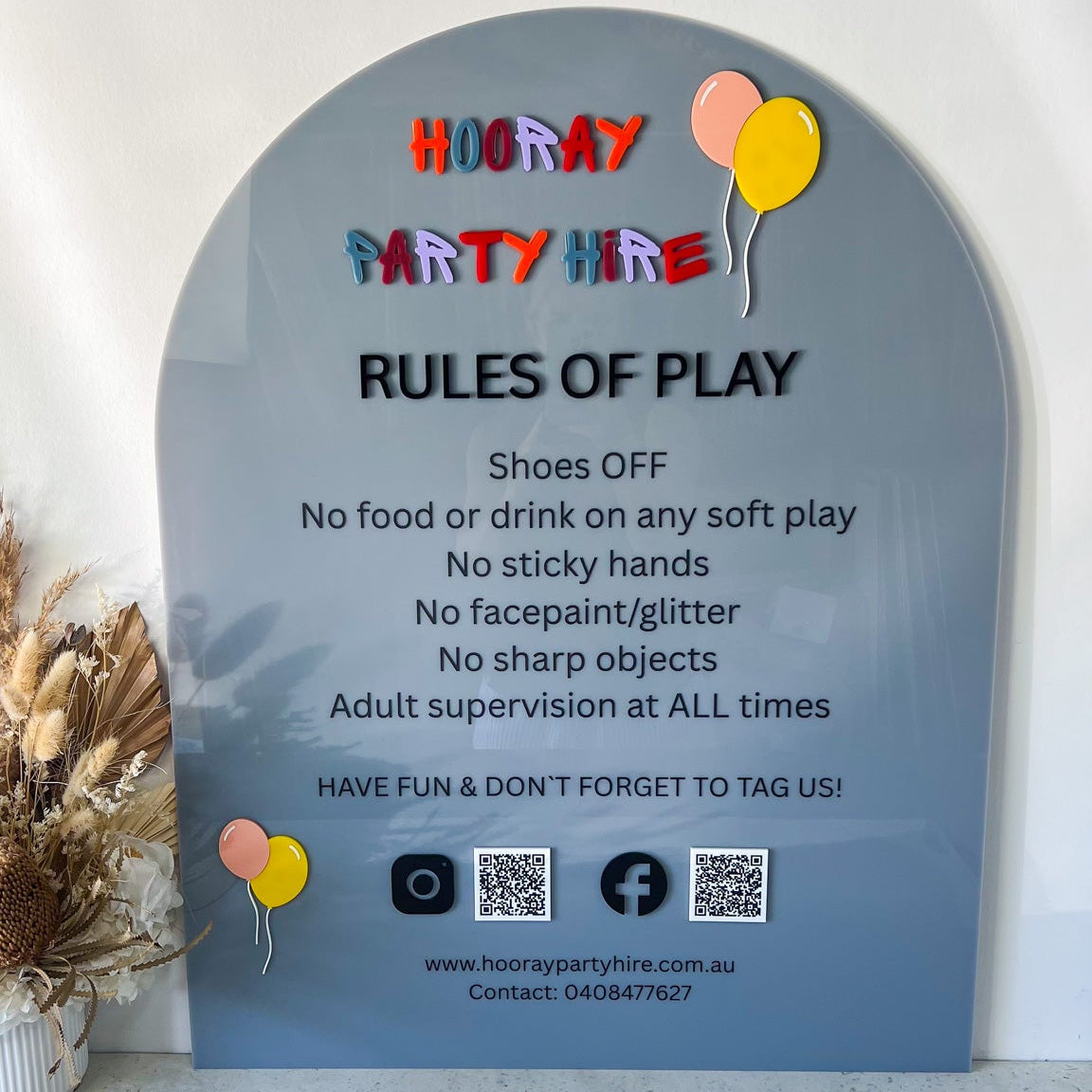 Play Rules Sign