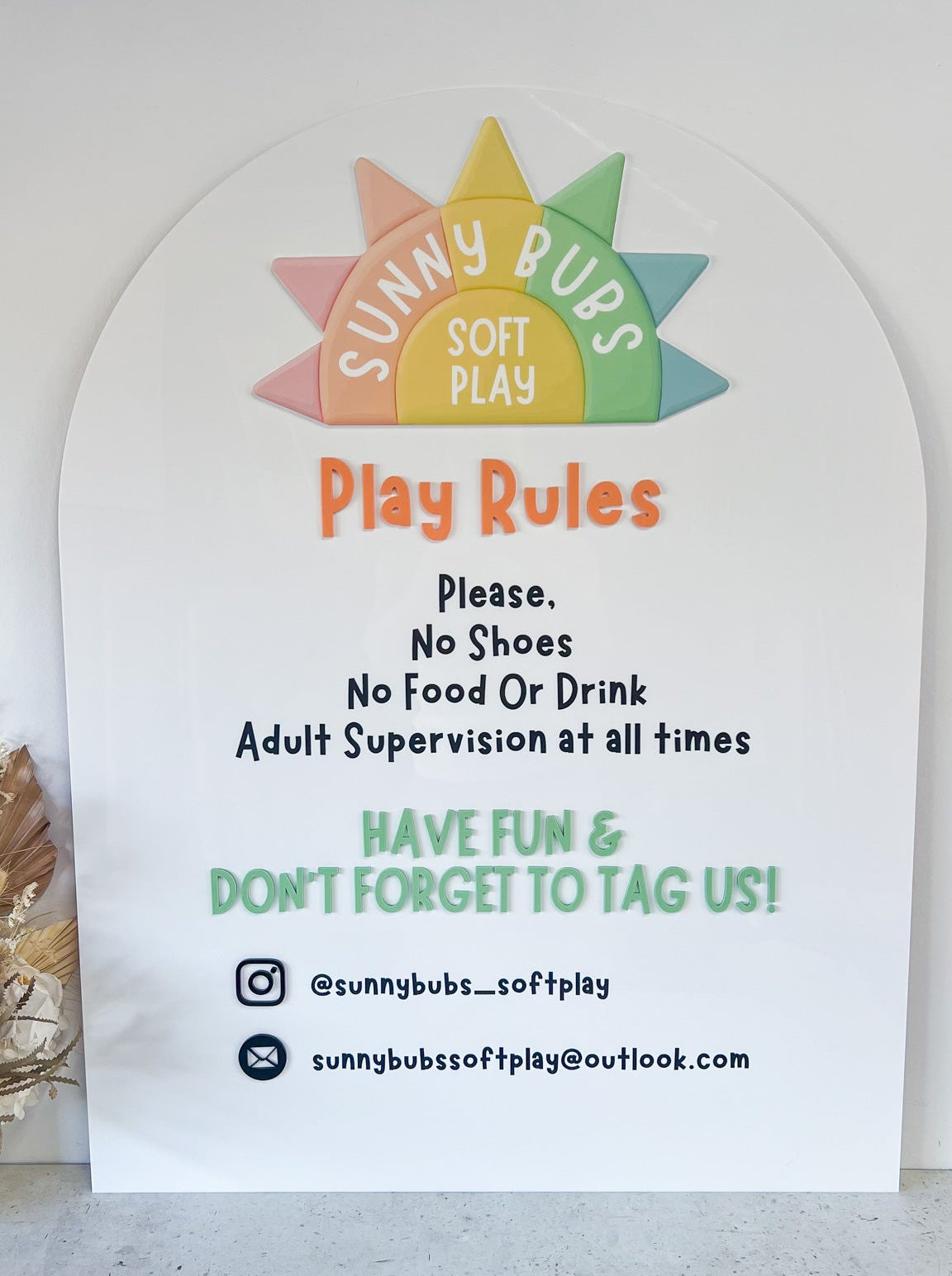 Play Rules Sign