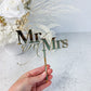 Mr & Mrs Cake Topper