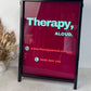 Acrylic A-Frame sign