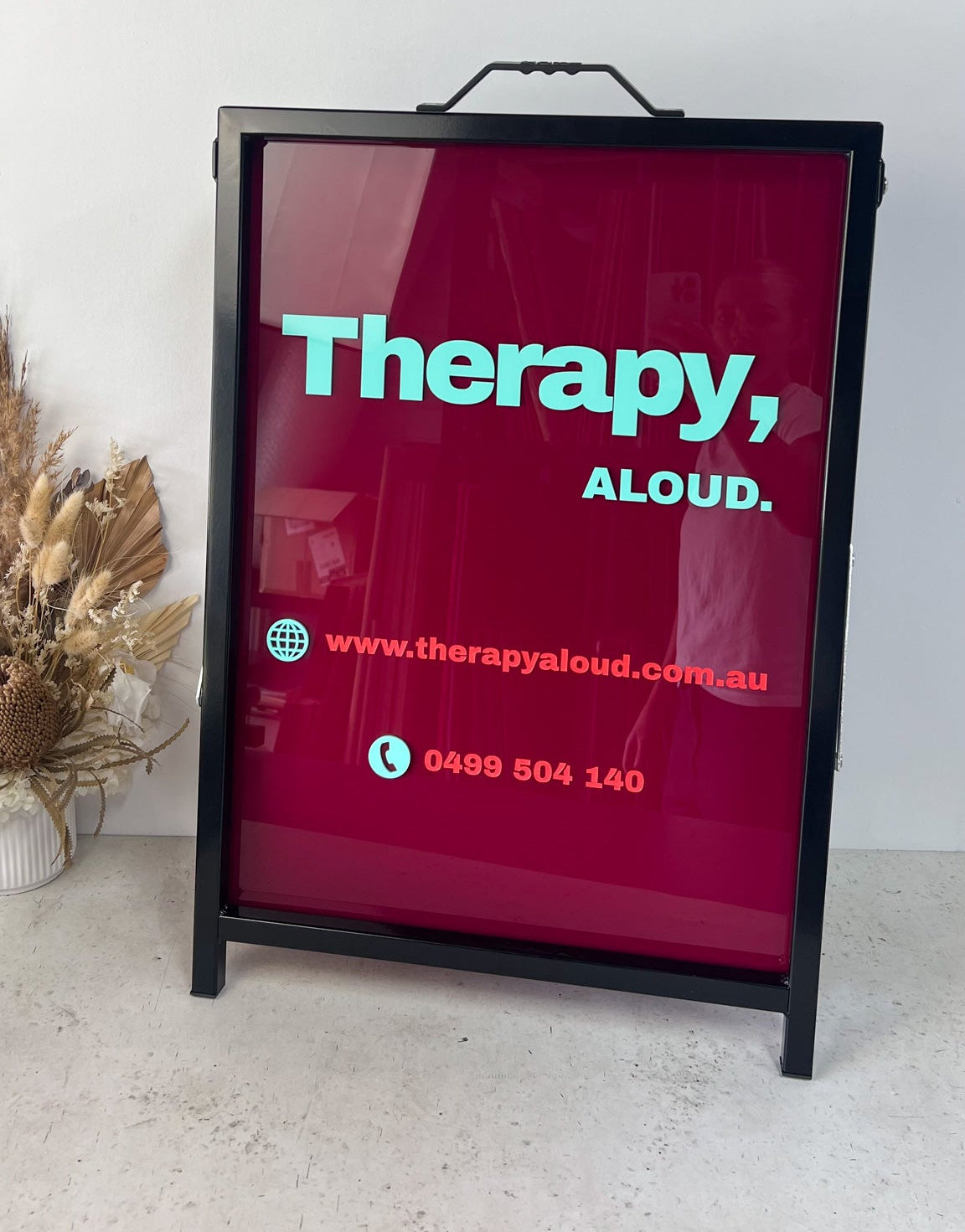 Acrylic A-Frame sign