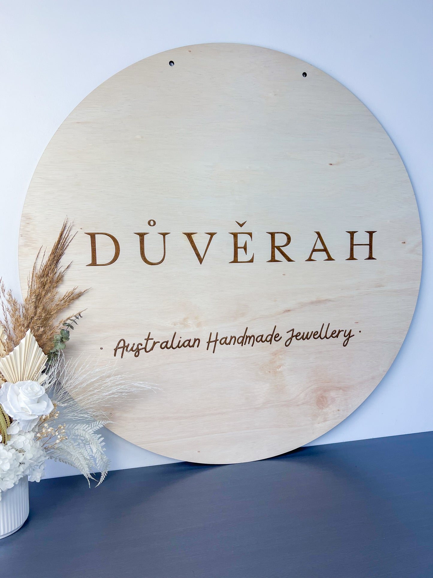 Engraved Timber business signs