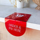 Folded Edge Counter Sign