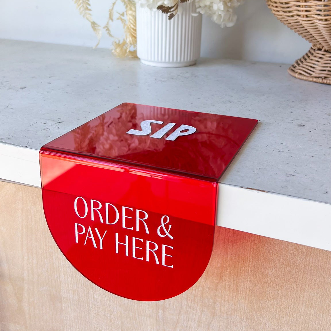 Folded Edge Counter Sign