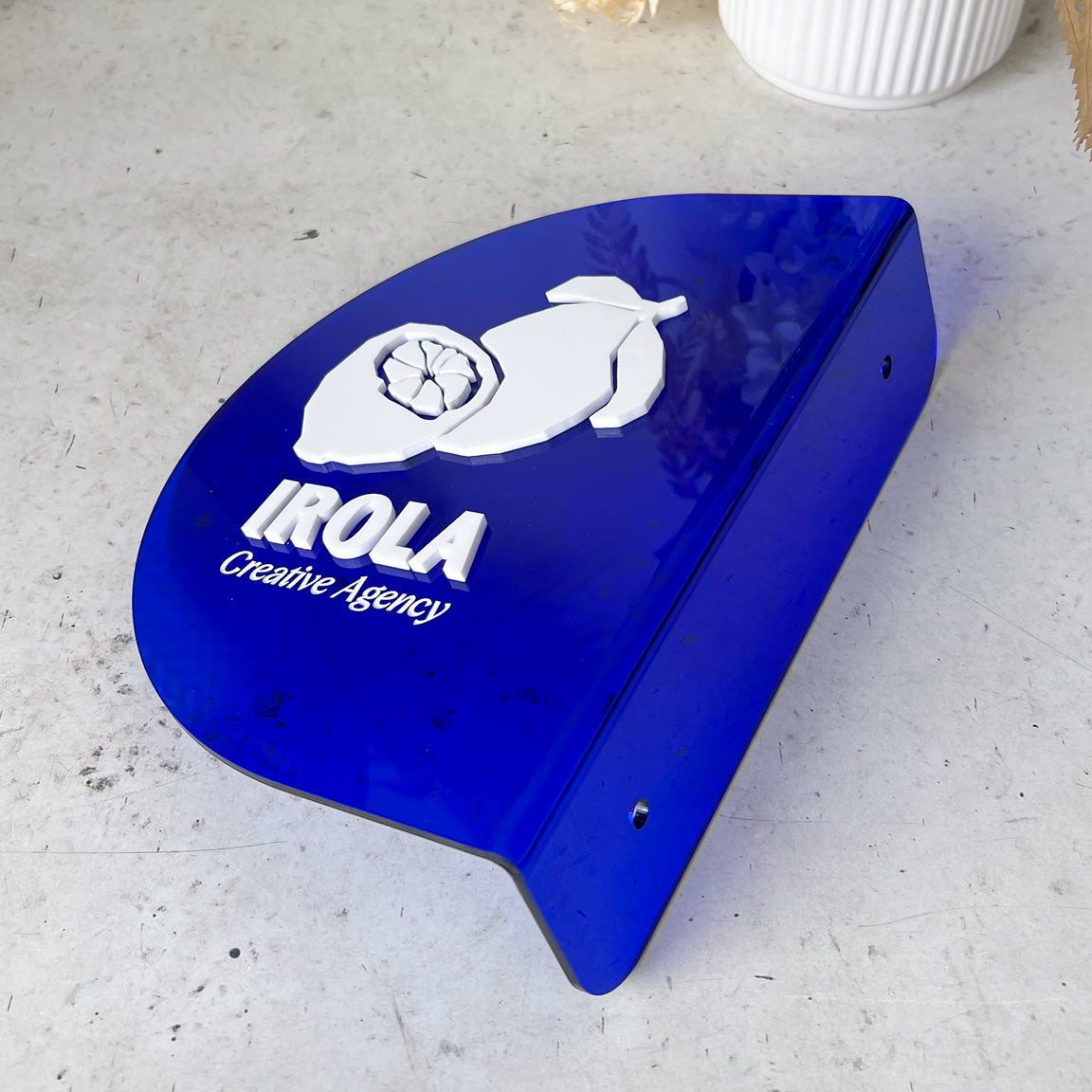 Acrylic Corner Sign