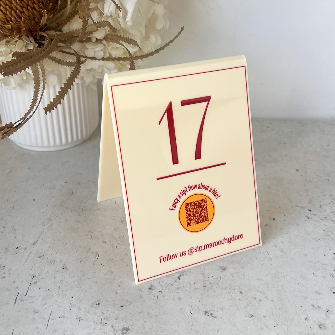Table Top A-Frame sign