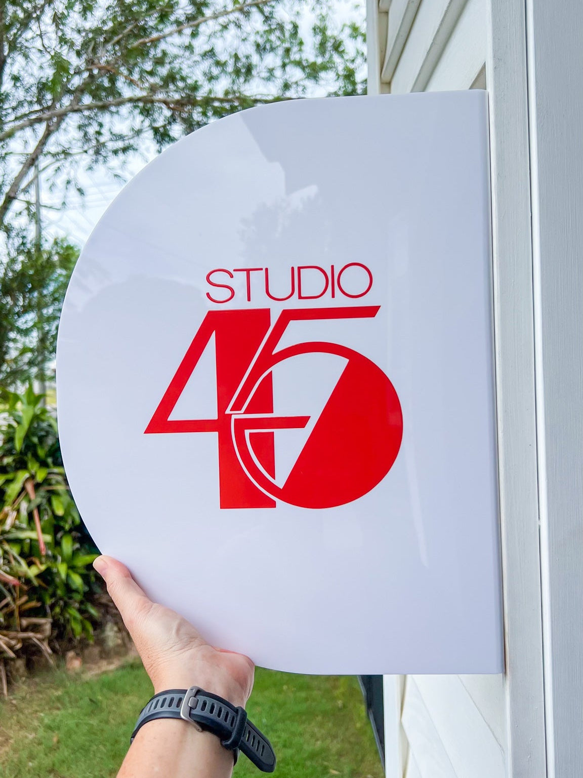 Acrylic Corner Sign