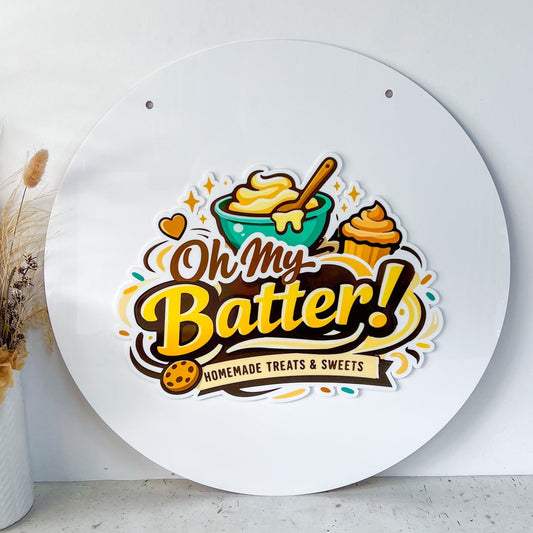 3D Acrylic Sign with UV Printed Logo