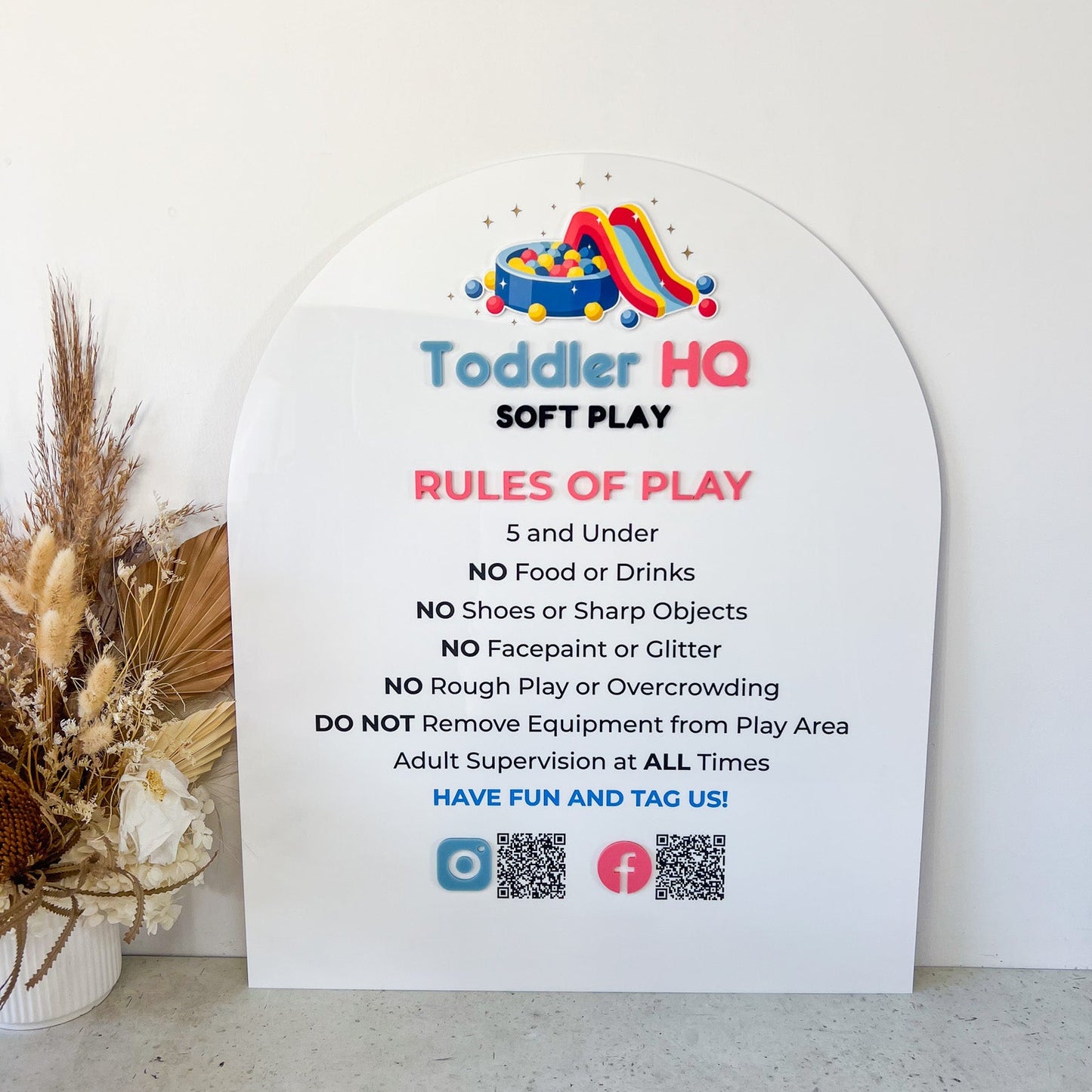 Play Rules Sign