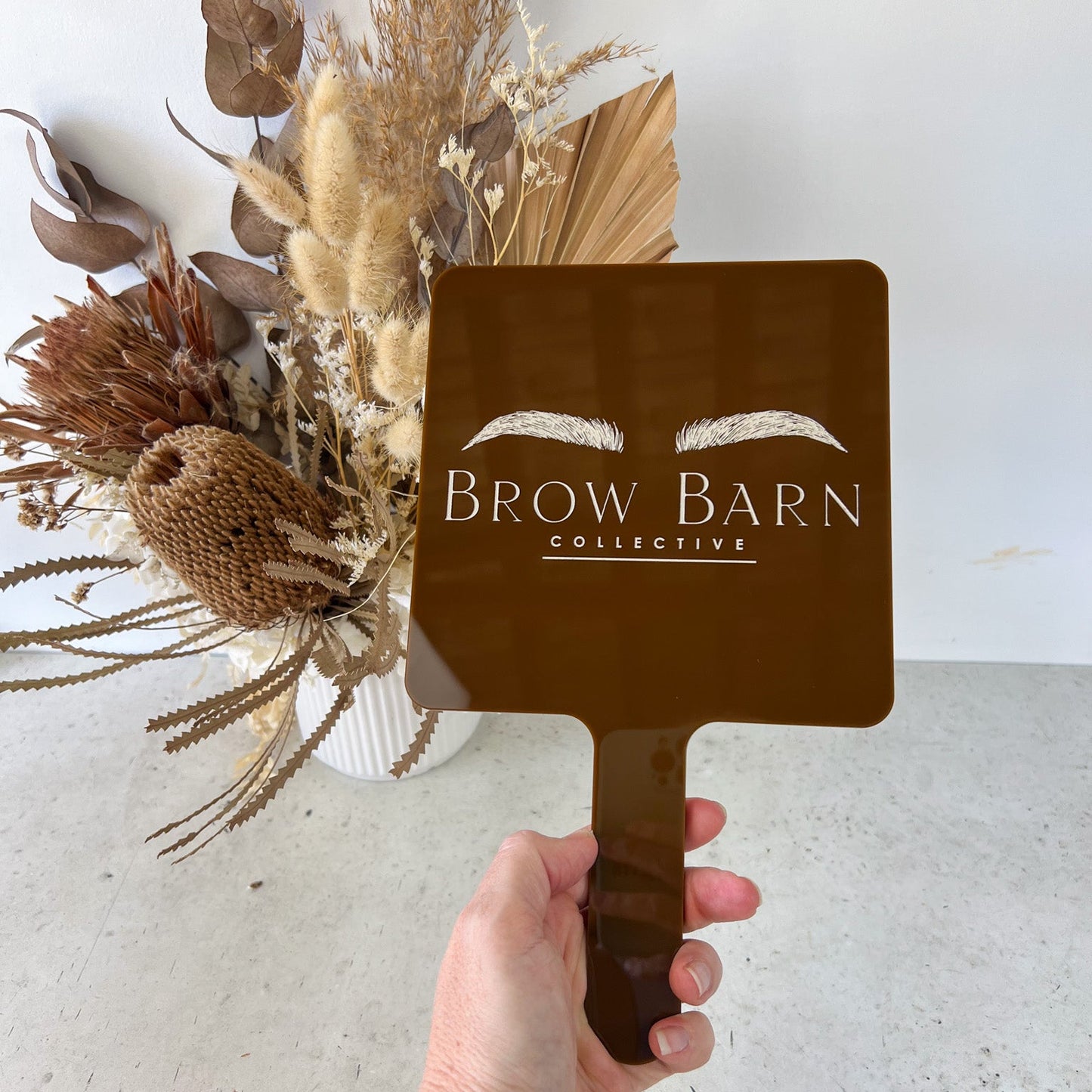 Handheld Branded Mirror