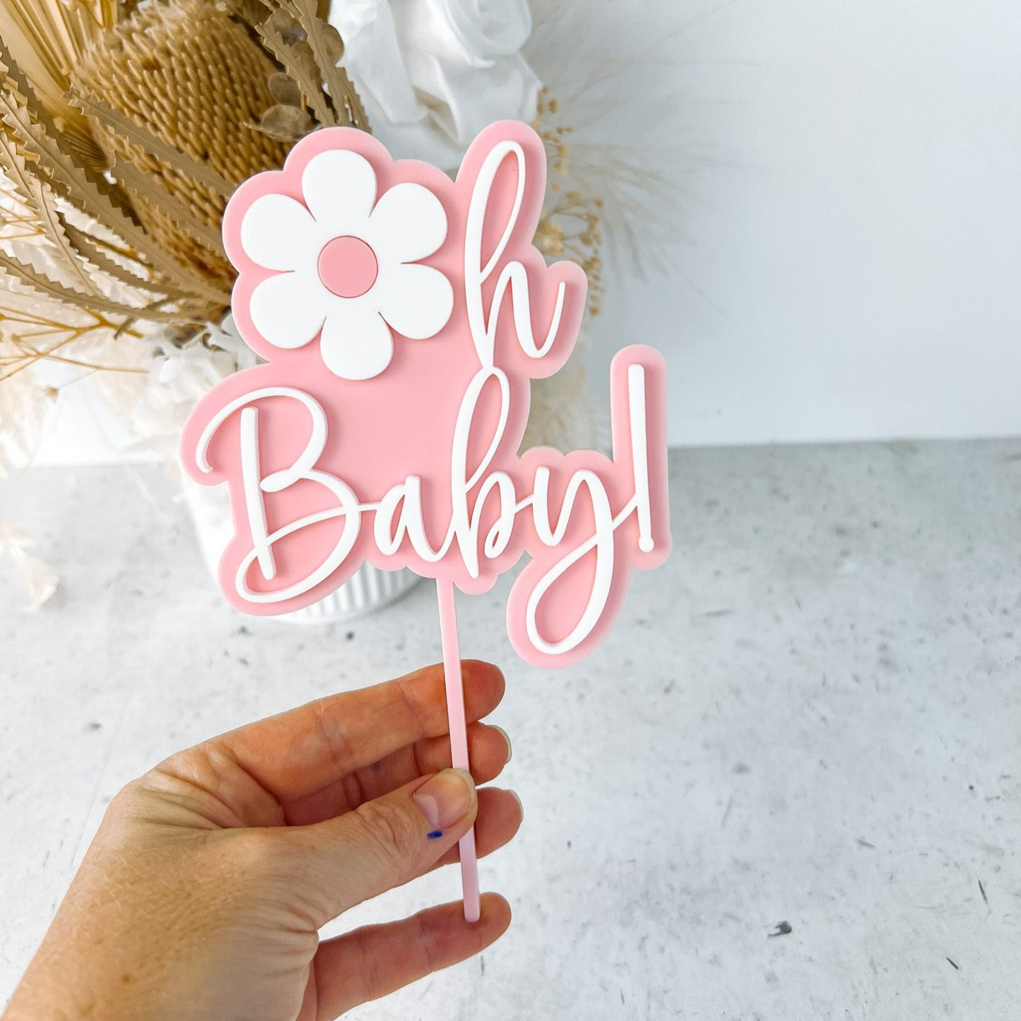 Oh Baby - Signature Cake Topper