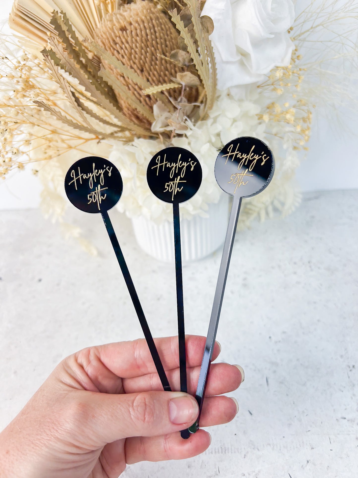 Personalised Drink Stirrers