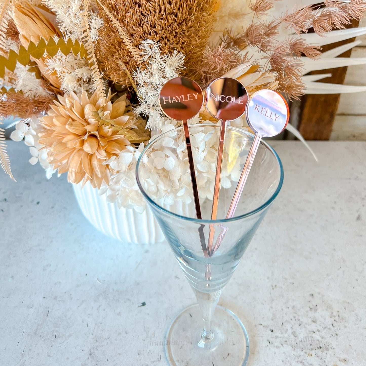 Personalised Drink Stirrers