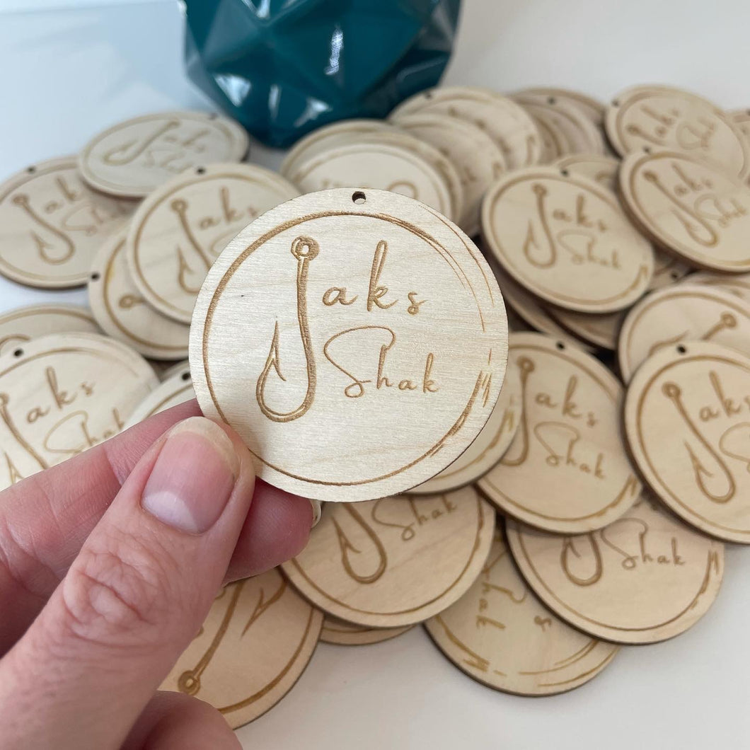 Timber Tags - Engraved – ByCarly Designs